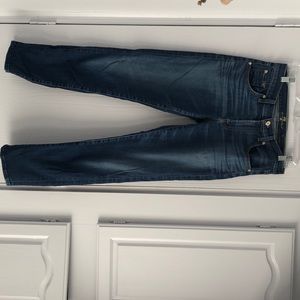 7 for all mankind Cropped relaxed skinny jeans